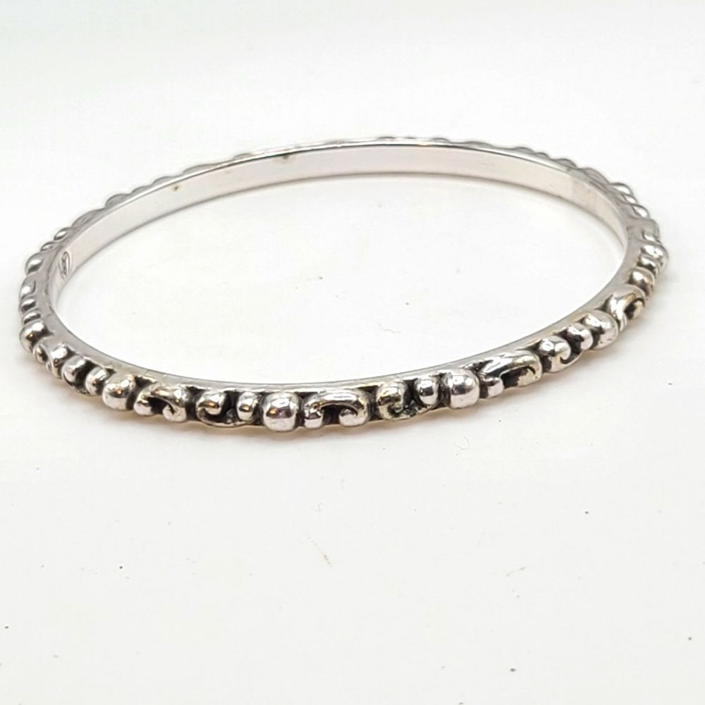 Brighton Bangle Bracelet, Silver Toned
